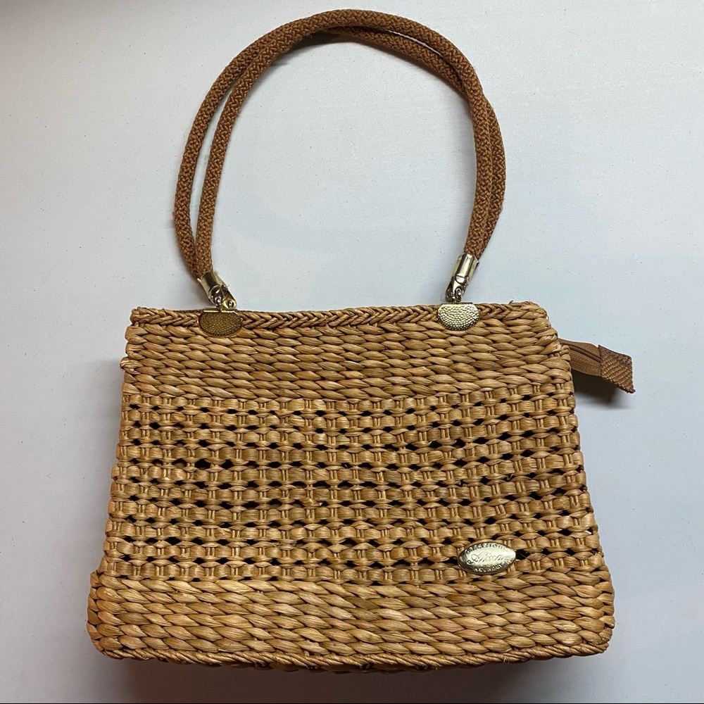 Crazioni Alma Made In Italy Straw Purse